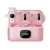 Micrófono Inalámbrico Dual Multidispositivo Rosado QTMDM30 Quanta Quanta Products
