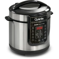 Olla a Presión Eléctrica 6L 1000W GoldGourmet con 16 funciones QTOPE300 Quanta Quanta Products