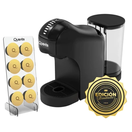 COMBO QUANTA QTCMC50 PORTACAPS NEGRO+VASO REGAL Quanta Products
