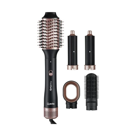 KIT CEPILLO SECADOR DC 1200W 5 EN 1 Fastcurly C/Bolso 127V. Quanta QTKCS9000  Quanta Products