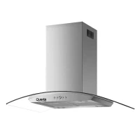 Campana extractora Isla con Vidrio Curvo SmokeClear 90 cm 230W Quanta QTCIV90  Quanta Products