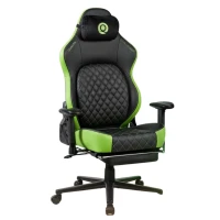 Silla Gamer con Soporte Lumbar Articulado Challenger Verde QTSG4 Quanta Quanta Products