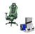 Combo Silla Gamer Quanta QTGC20 Verde-negro  + Base de carga KRAB KB5PRO Quanta Products