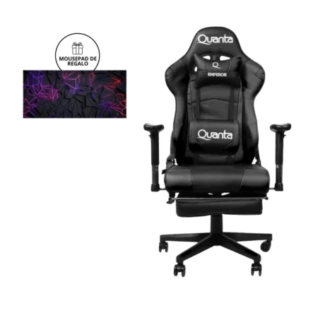 Silla Gamer Emperor c/ mouse Pad Limited Negro QTGC20 Quanta Quanta Products