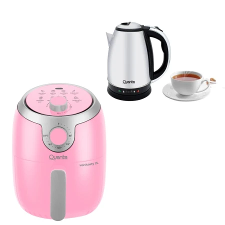 Combo Freidora QTAF230 RS + Hervidora QTC850 Quanta Products