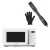 Combo Microondas QTMD20 + Cepillo Secador QTALS1600 Quanta Products