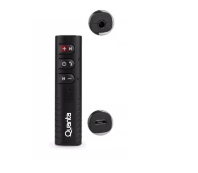 Receptor de Audio Bluetooth con Adaptador 3.5mm QTRABT10 Quanta Essentials Quanta Products