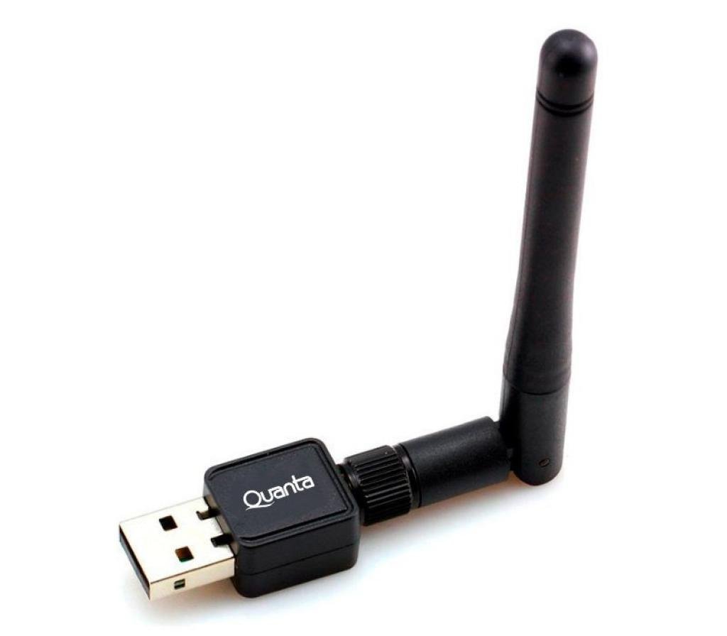 Adaptador Wi-Fi 150 Mbps USB con Antena QTA802 Quanta