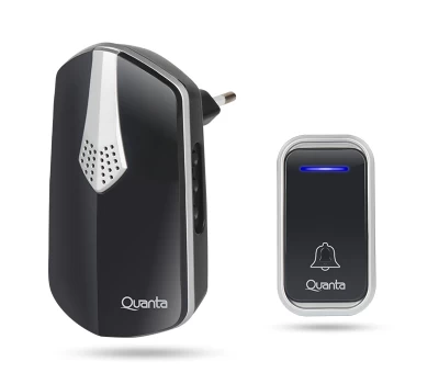 Timbre Inalámbrico Eléctrico Resistente al Agua Bivolt QTCWE05 Quanta Quanta Products