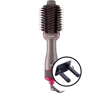 Cepillo Secador Style&Glamour QTES6000N Oval 7cm Extra Volumen Original Con Soporte Bivolt Quanta Products