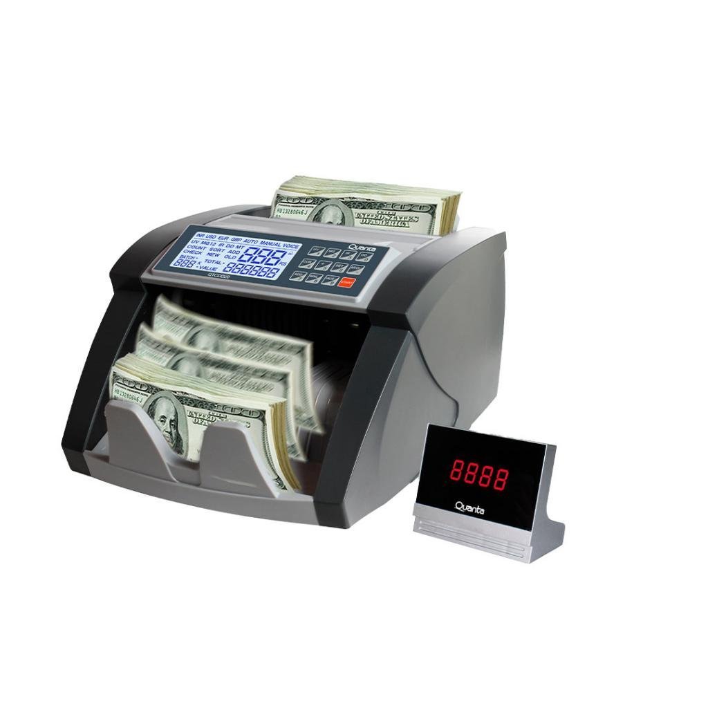 Maquina Contadora de billetes con detección de billetes falsos
